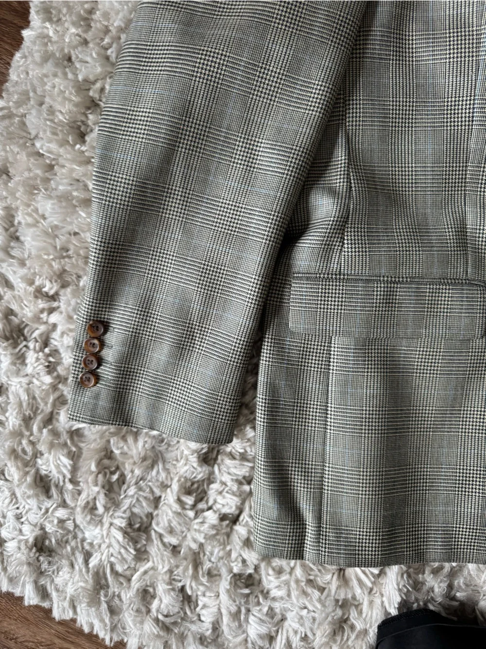 Ralph Lauren Linen/Silk 2 Button Suit